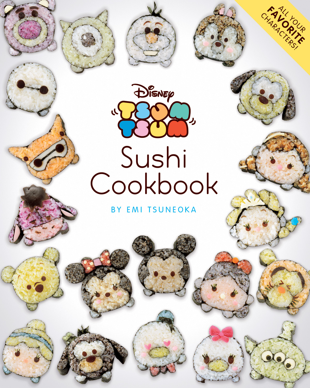 Disney Tsum Tsum Sushi Cookbook Soft Cover