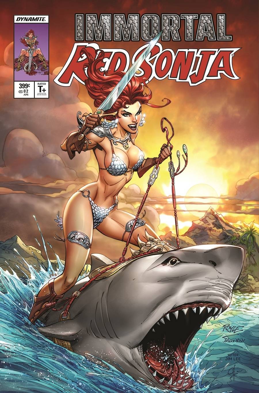 Immortal Red Sonja #2 Cover M Last Call Bonus Lee Homage