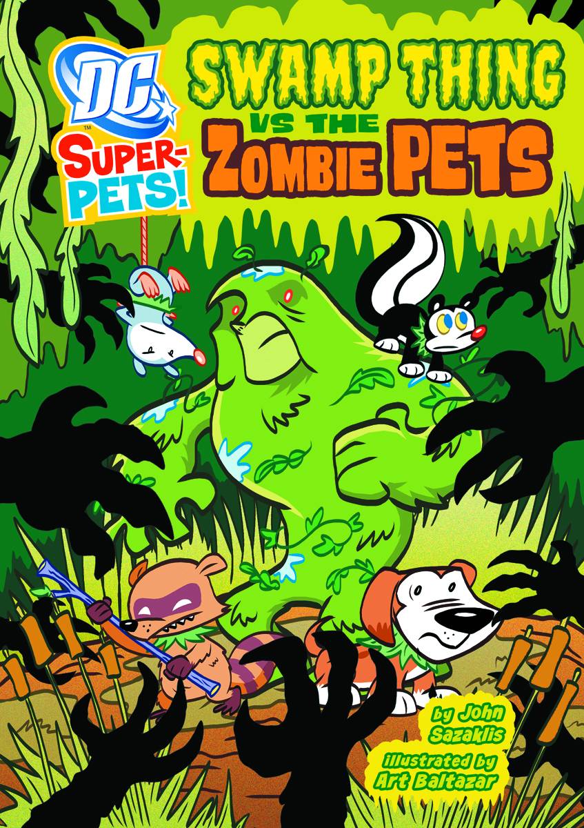 DC Super Pets Young Reader Graphic Novel Swamp Thing Vs Zombie Pets