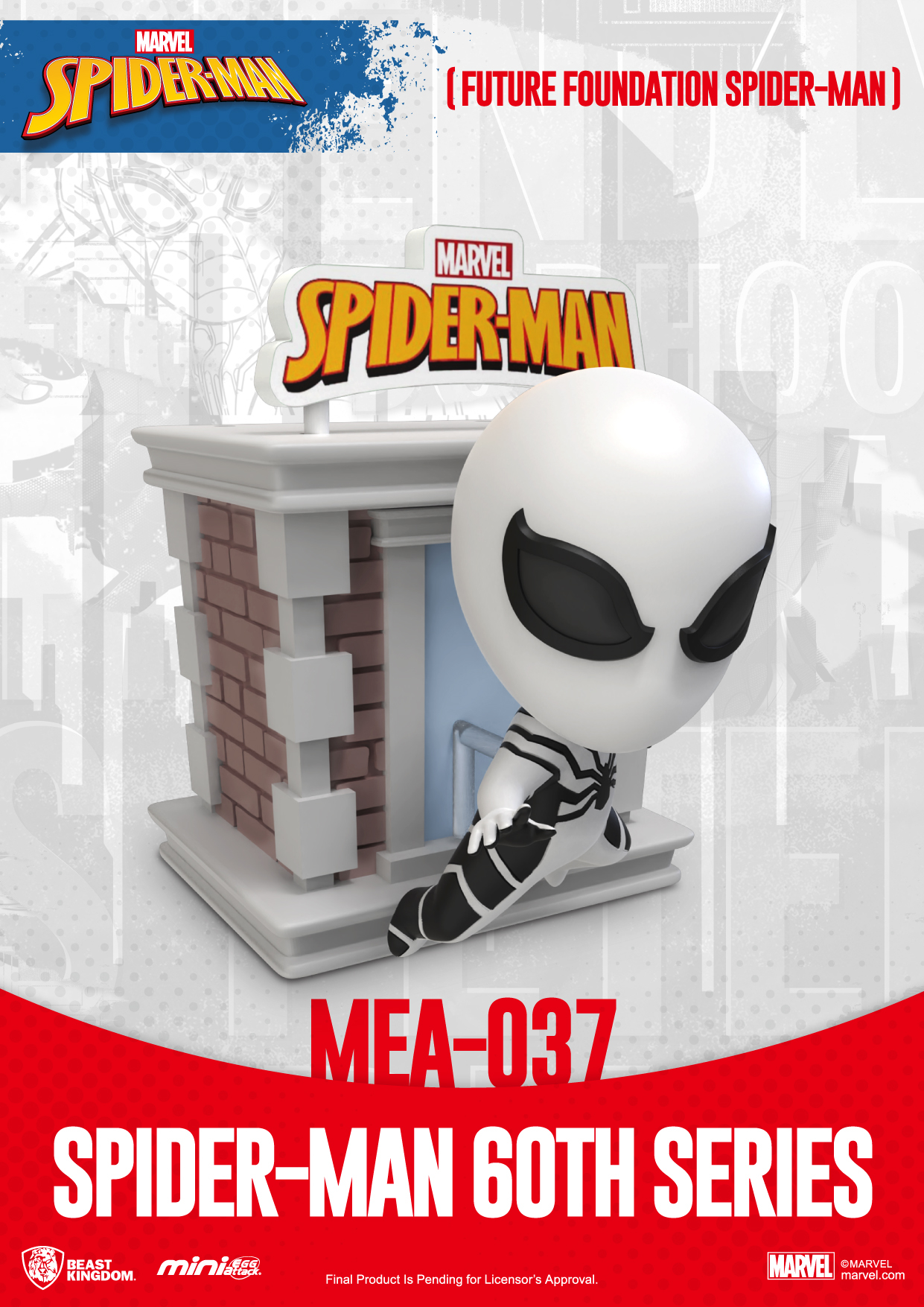 Spider-Man 60th anniversary MEA-037 Mini-Egg Attack Future Foundation Spider-Man