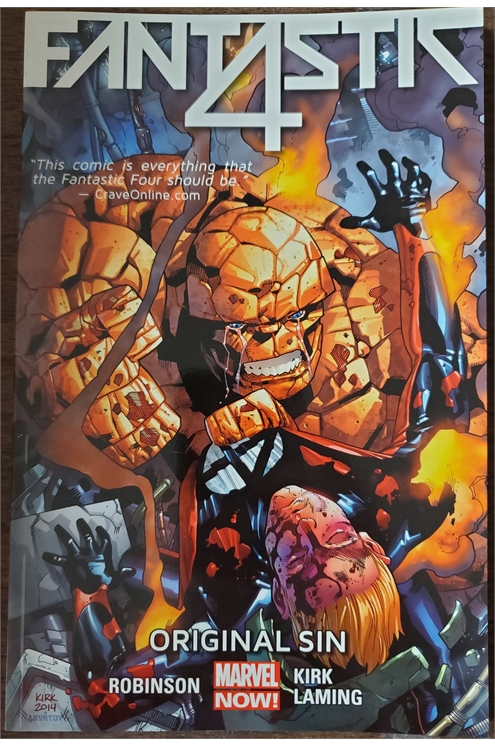 Fantastic Four Volume 2 Original Sin Graphic Novel (Marvel 2014) Used - Like New