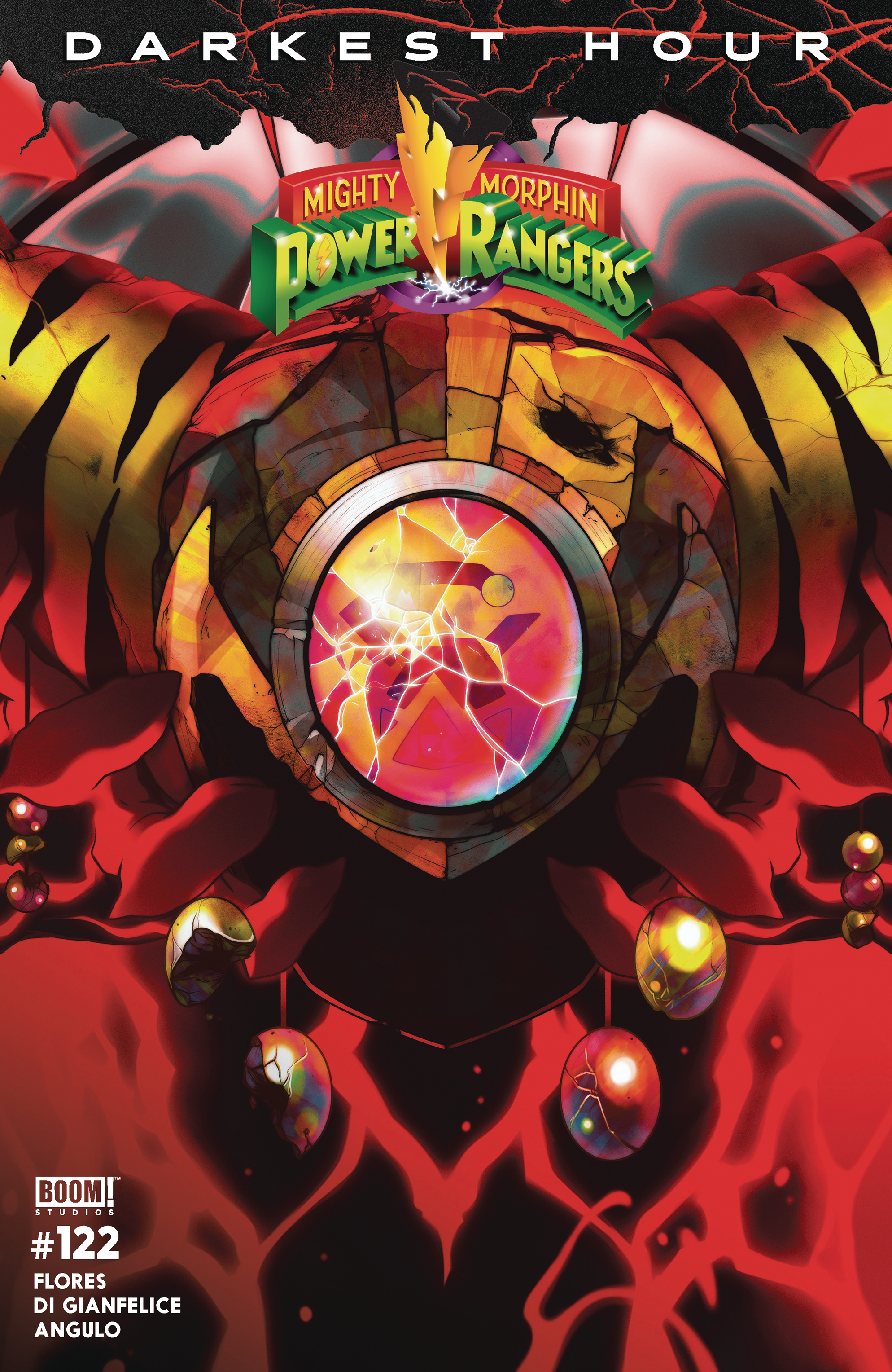 Mighty Morphin Power Rangers #122 Cover D Helmet Variant