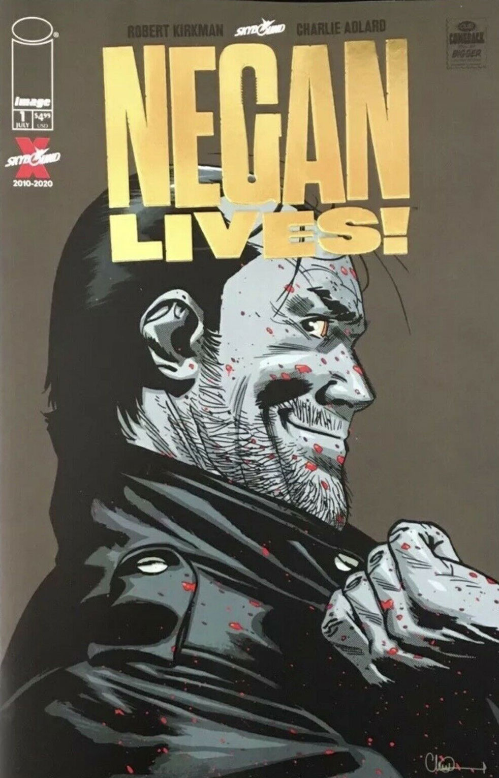 Walking Dead Negan Lives #1 Gold Variant (Mature)