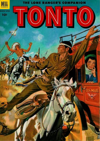 The Lone Ranger's Companion Tonto #10-Very Good, Writing On First Page