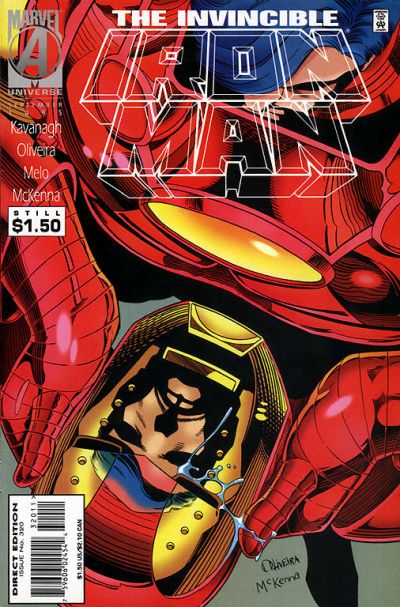 Iron Man #320 [Direct Edition] - Vf- 7.5
