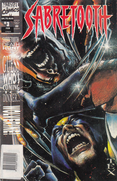 Sabretooth #3 [Australian](1993)-Near Mint (9.2 - 9.8)