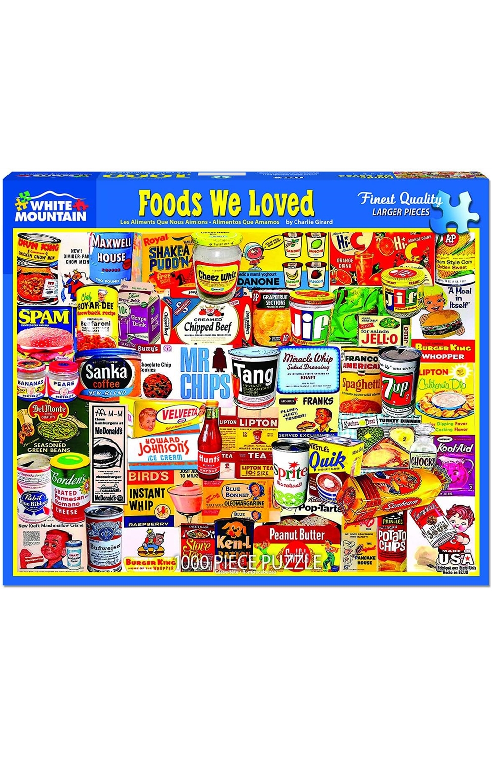 Foods We Loved (1599Pz) - 1000 Piece Jigsaw Puzzle