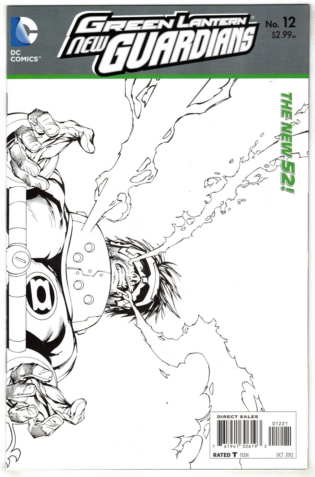 Green Lantern New Guardians #12 Variant Edition (2011)