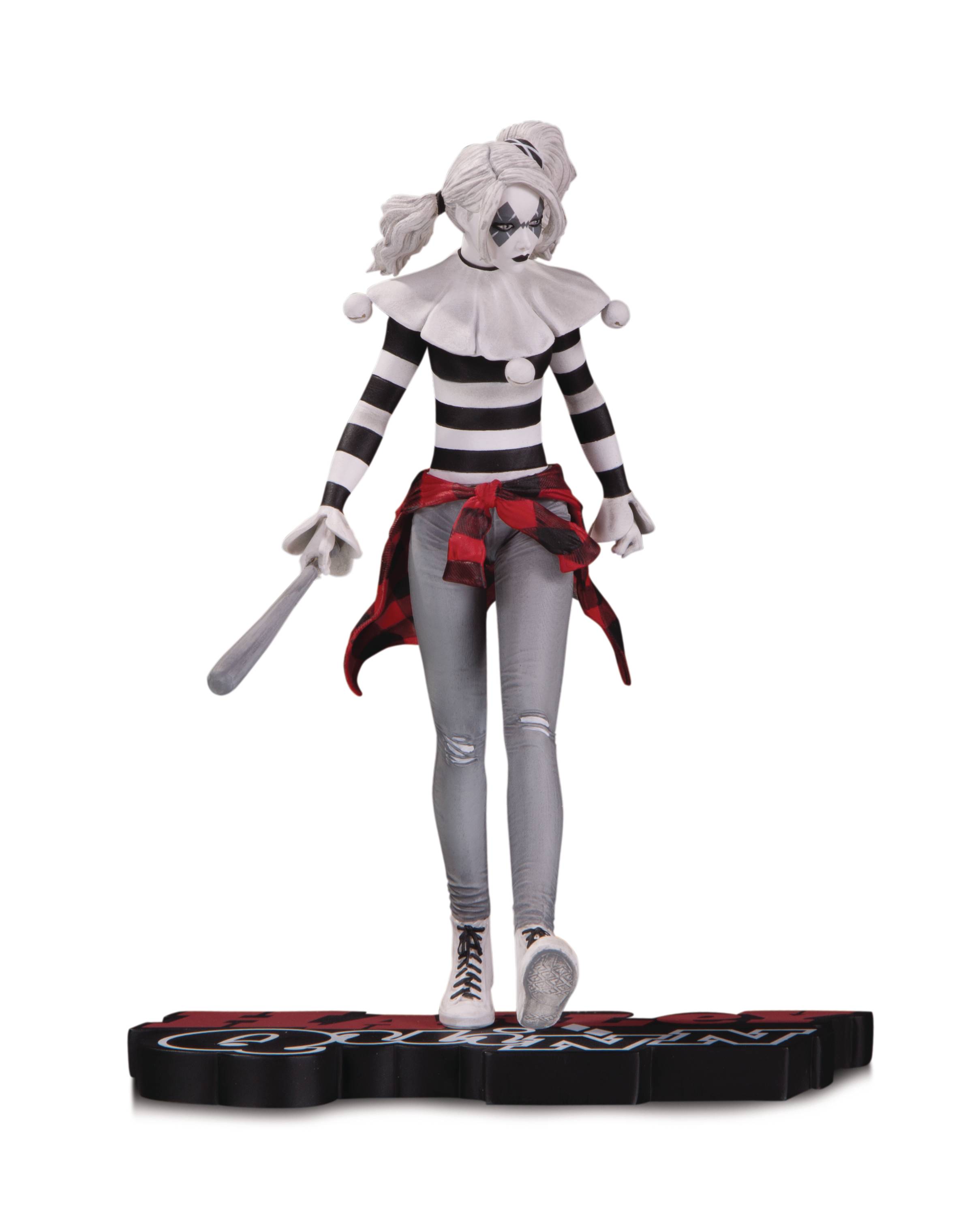 Harley Quinn Red White And Black by Steve Pugh Statue