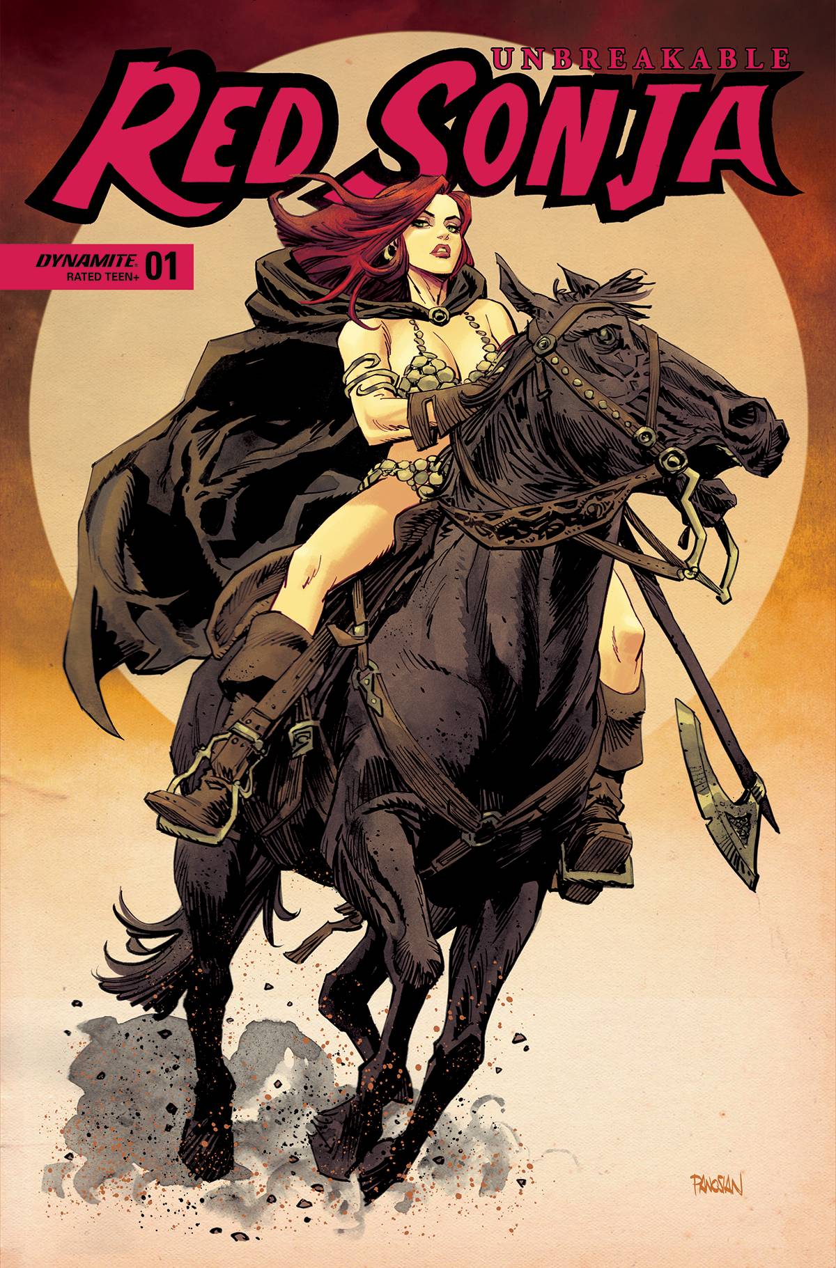 Unbreakable Red Sonja #1 Cover V 7 Copy Last Call Incentive Panosian