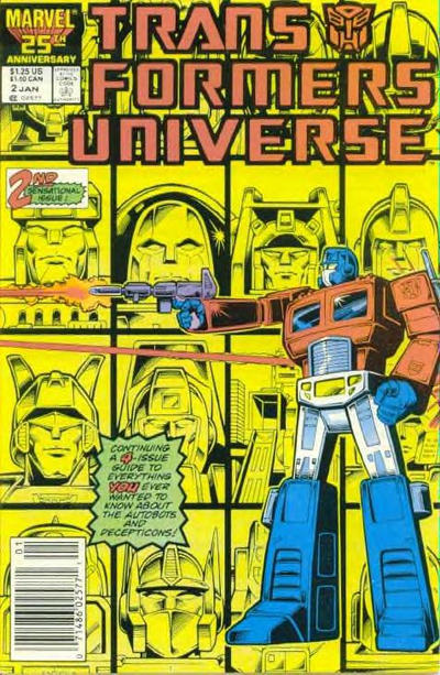 The Transformers Universe #2 [Newsstand](1986)-Very Fine (7.5 – 9)