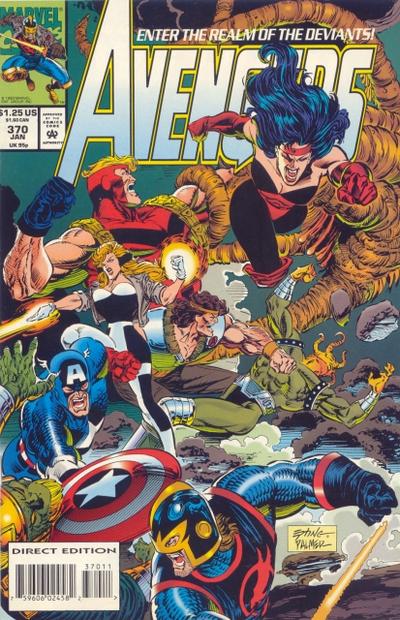 The Avengers #370 [Direct Edition]-Fine (5.5 – 7)