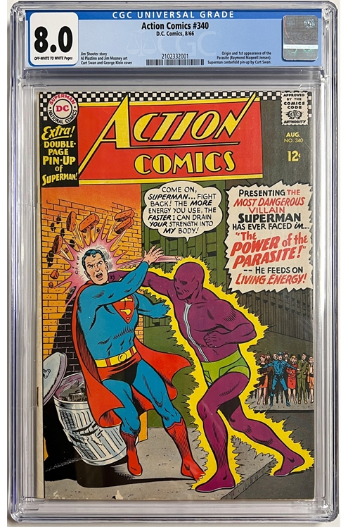 Action Comics #340 Cgc 8.0