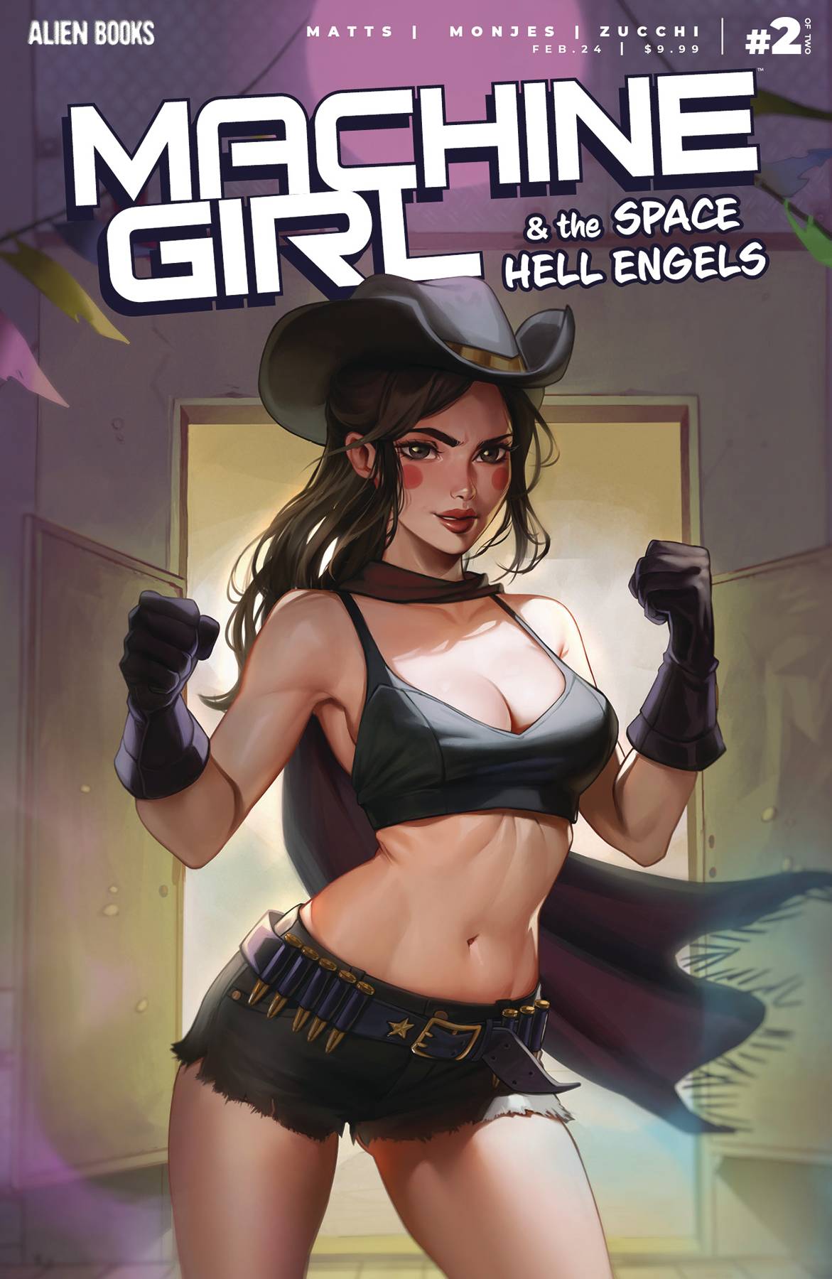 Machine Girl & Space Hell Engels #2 Cover B Solo