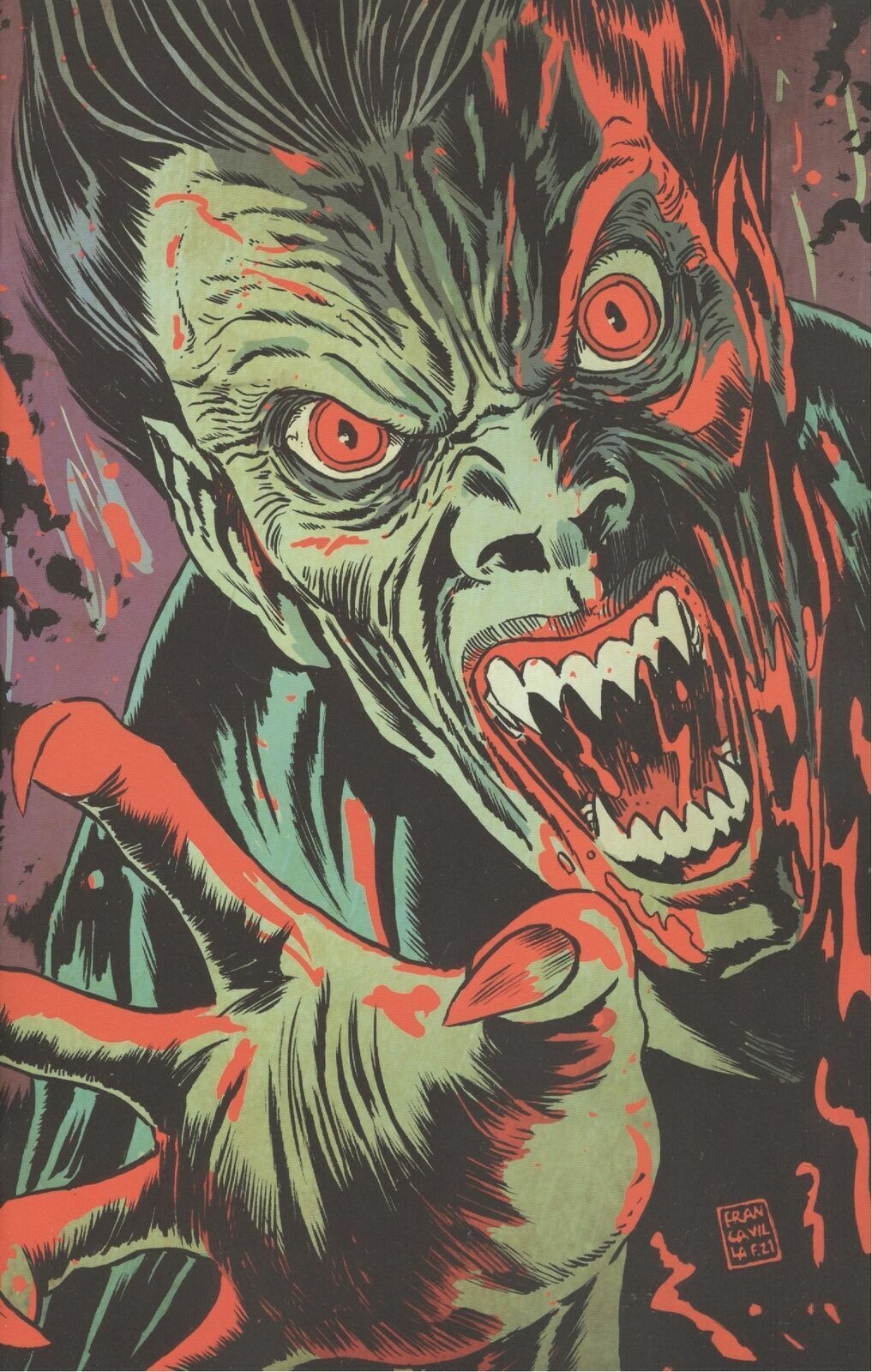 Vampire Slayer (Buffy) #1 Cover H Unlockable Variant Francavilla