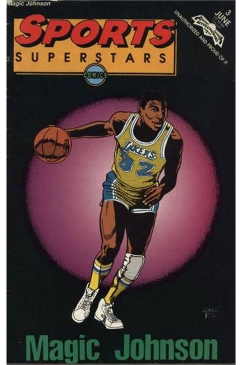 Sports Superstars Comics #3 - Magic Johnson Newsstand Edition