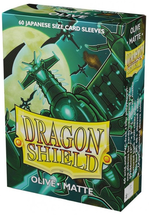 Dragon Shield Sleeves: Matte Japanese Olive (Box of 60)