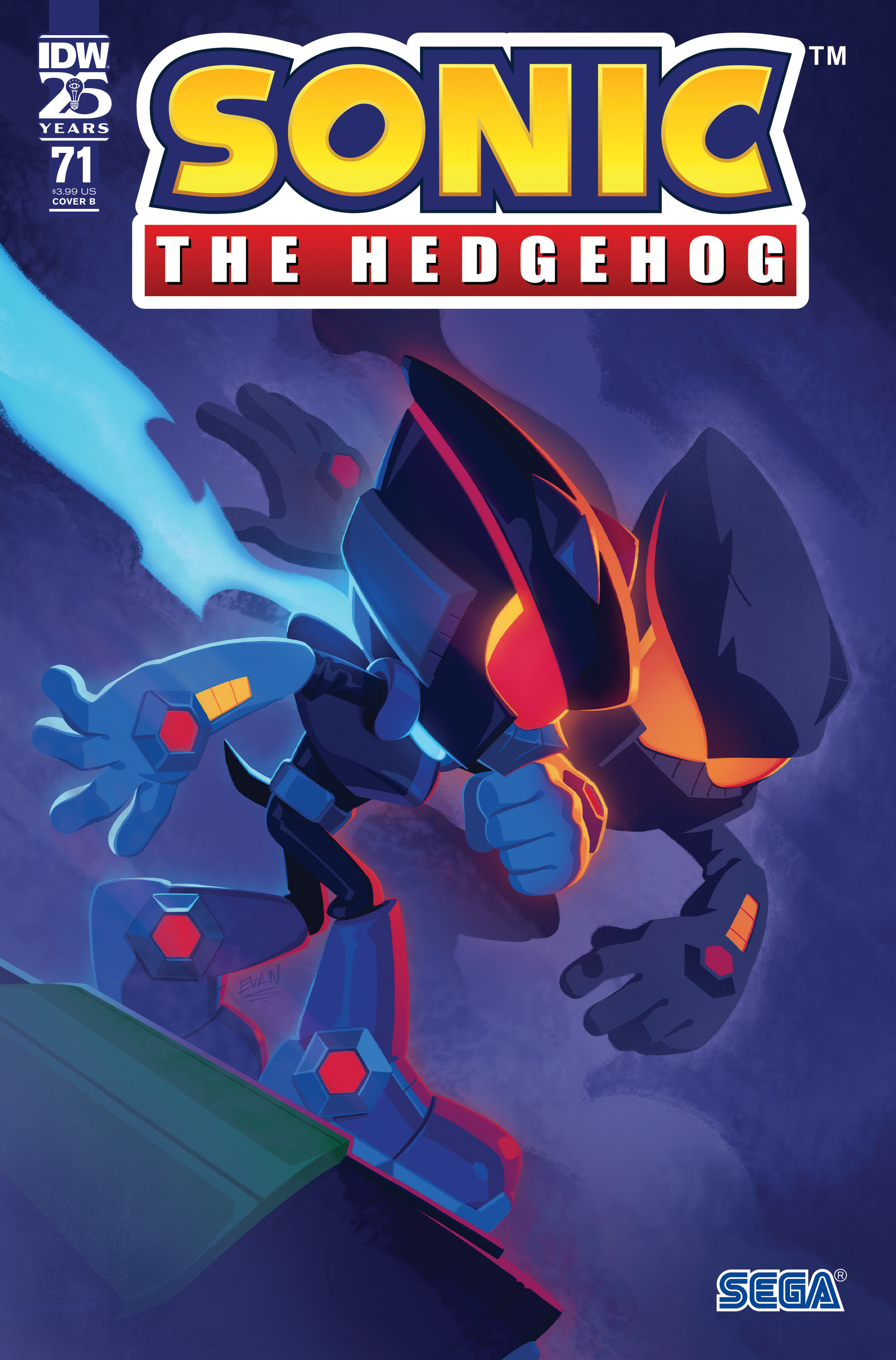 Sonic the Hedgehog #71 Cover B Stanley