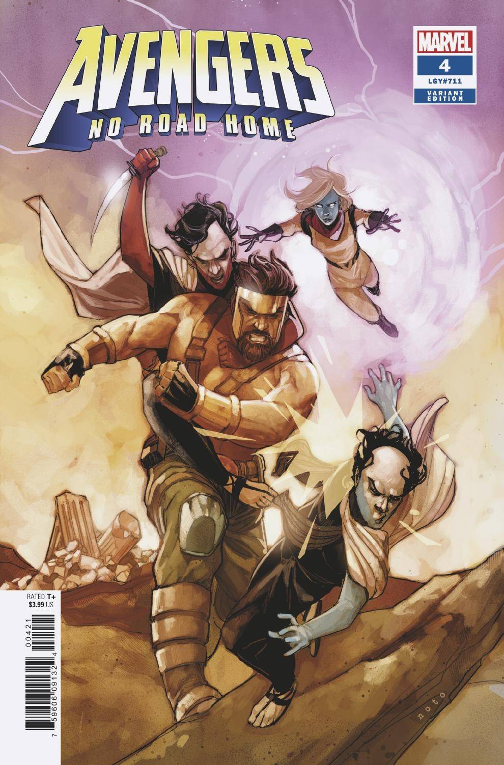 Avengers No Road Home #4 (Of 10) Noto Connecting Variant