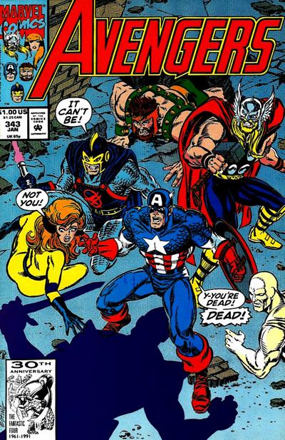 The Avengers #343 [Direct]-Very Fine (7.5 – 9)