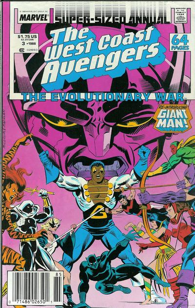 The West Coast Avengers Annual #3 [Newsstand]-Very Good (3.5 – 5)