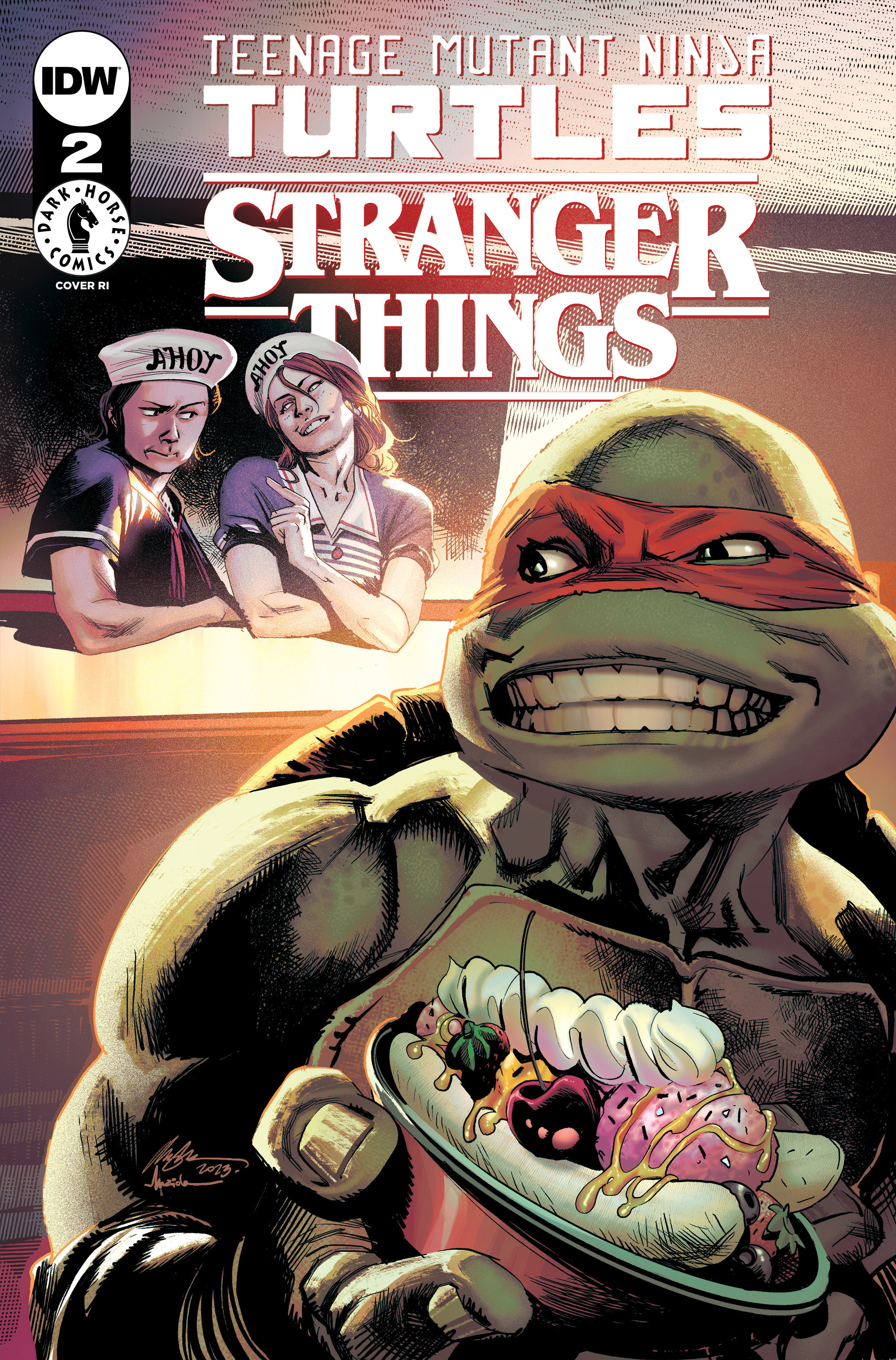 Teenage Mutant Ninja Turtles X Stranger Things #2 Albuquerque 1 for 50 Incentive