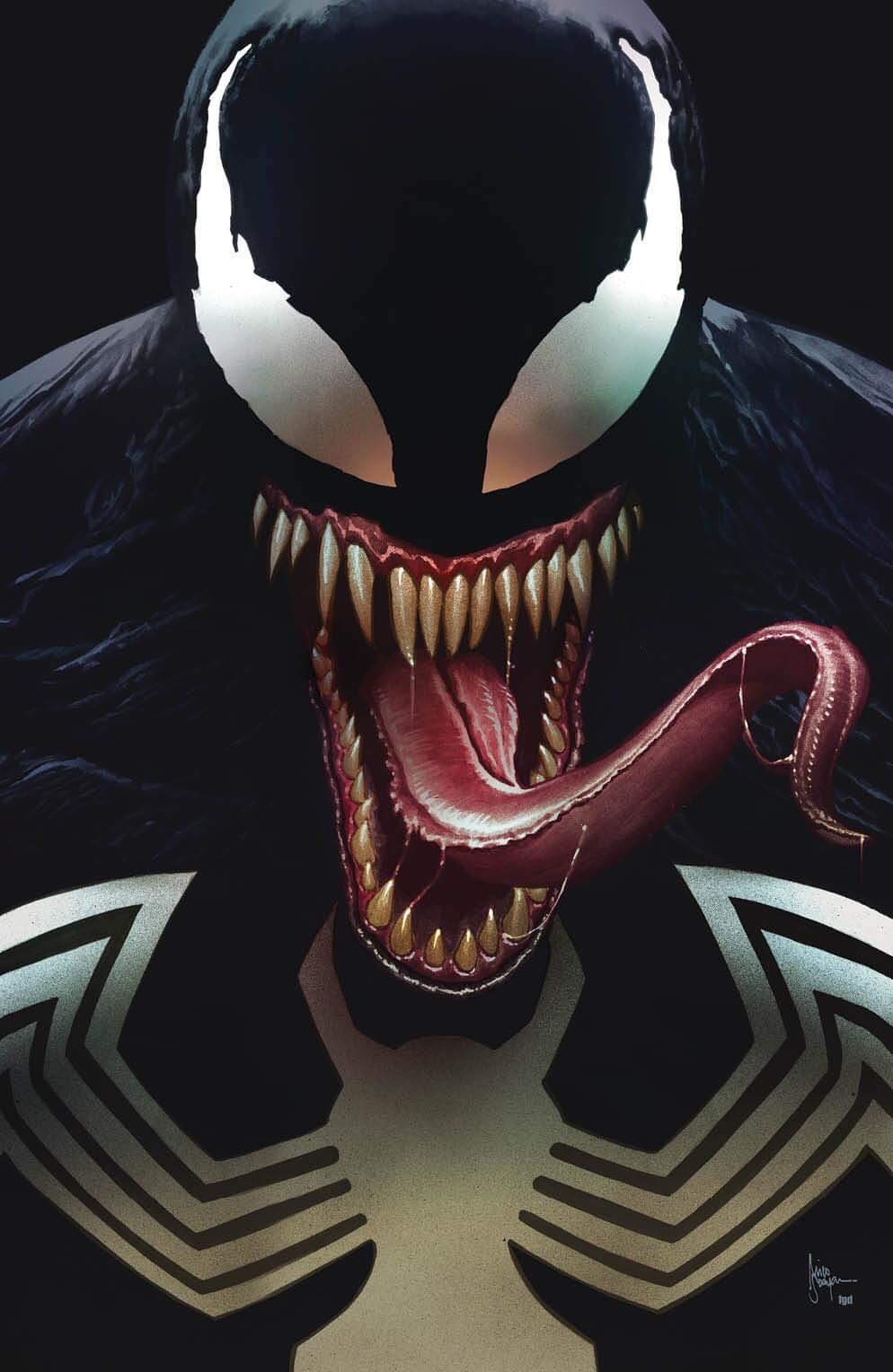 Venom Lethal Protector #1 The 616 Comics Mico Suayan Exclusive Full Art Variant Cover