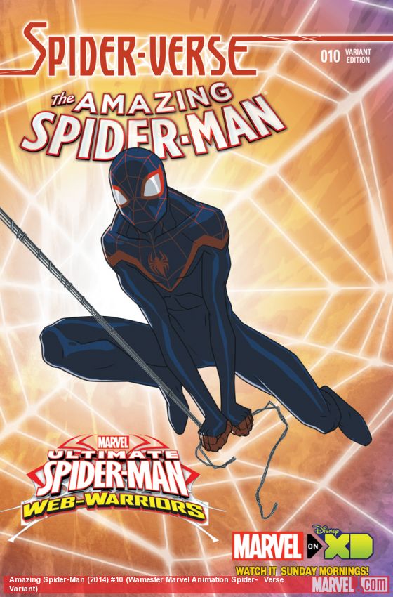 Amazing Spider-Man #10 (Wamester Marvel Animation Spider-&#8203;verse Variant) (2014)