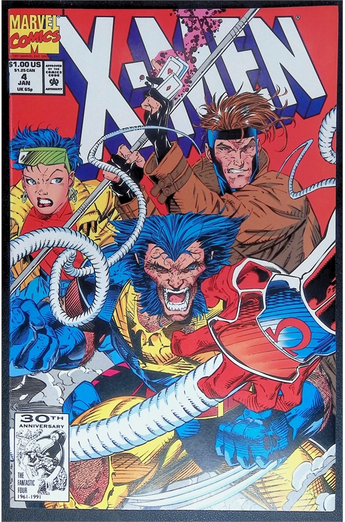 X-Men #4 [1992, Direct]-Fine (5.5 – 7)