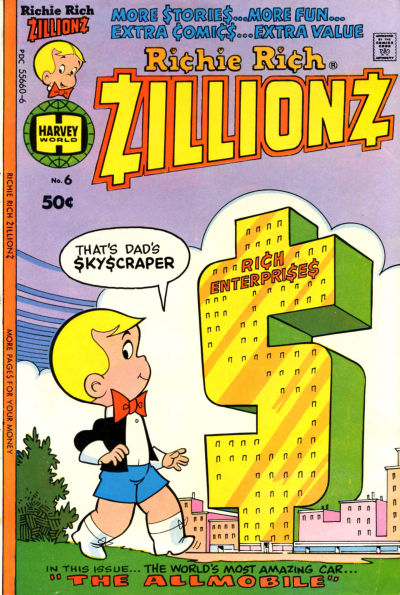 Richie Rich Zillionz #6-Near Mint (9.2 - 9.8)