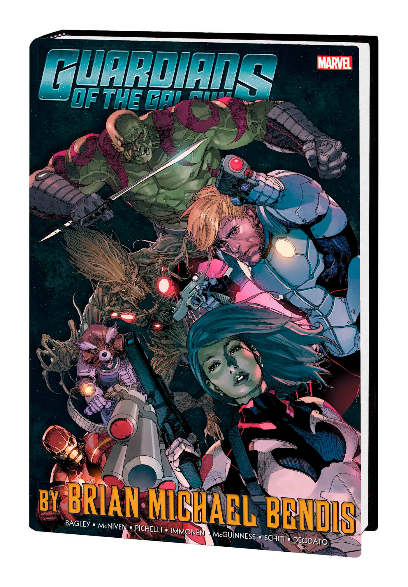 Guardians of the Galaxy by Bendis Omnibus Hardcover Volume 1 Yu Cover (2022 Printing)