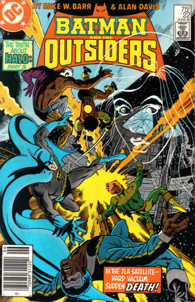 Batman And The Outsiders #22 [Newsstand]-Fine (5.5 – 7)