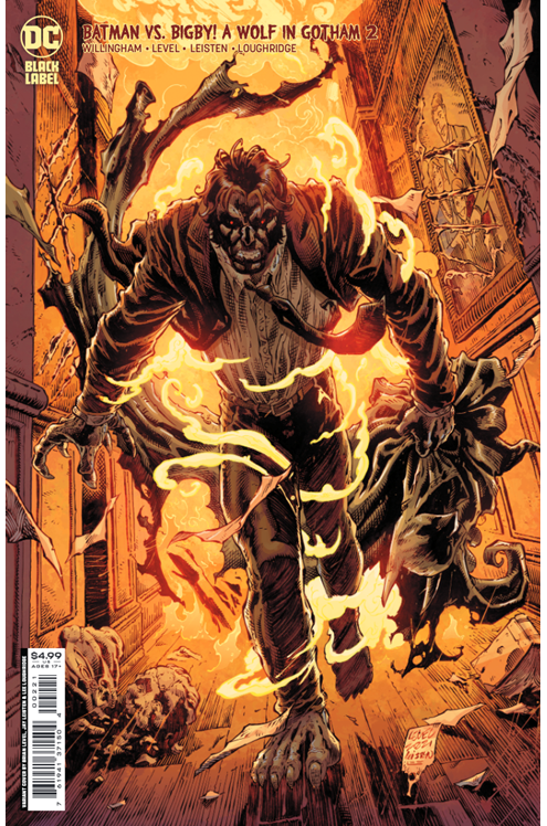 Batman Vs Bigby A Wolf In Gotham #2 Cover B Brian Level & Jay Leisten Card Stock Variant (Mat (Of 6)