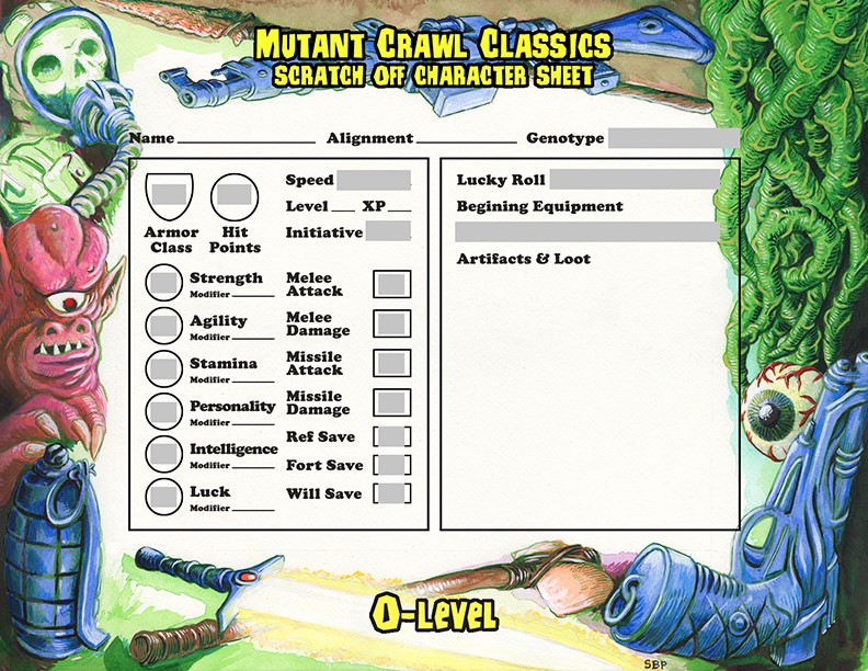 Mcc Scratch-Off Character Sheets