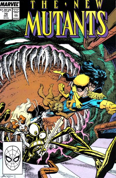 The New Mutants #70 [Direct]-Fine (5.5 – 7)