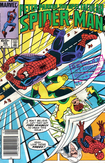 The Spectacular Spider-Man #86 [Newsstand] - Fn+ 