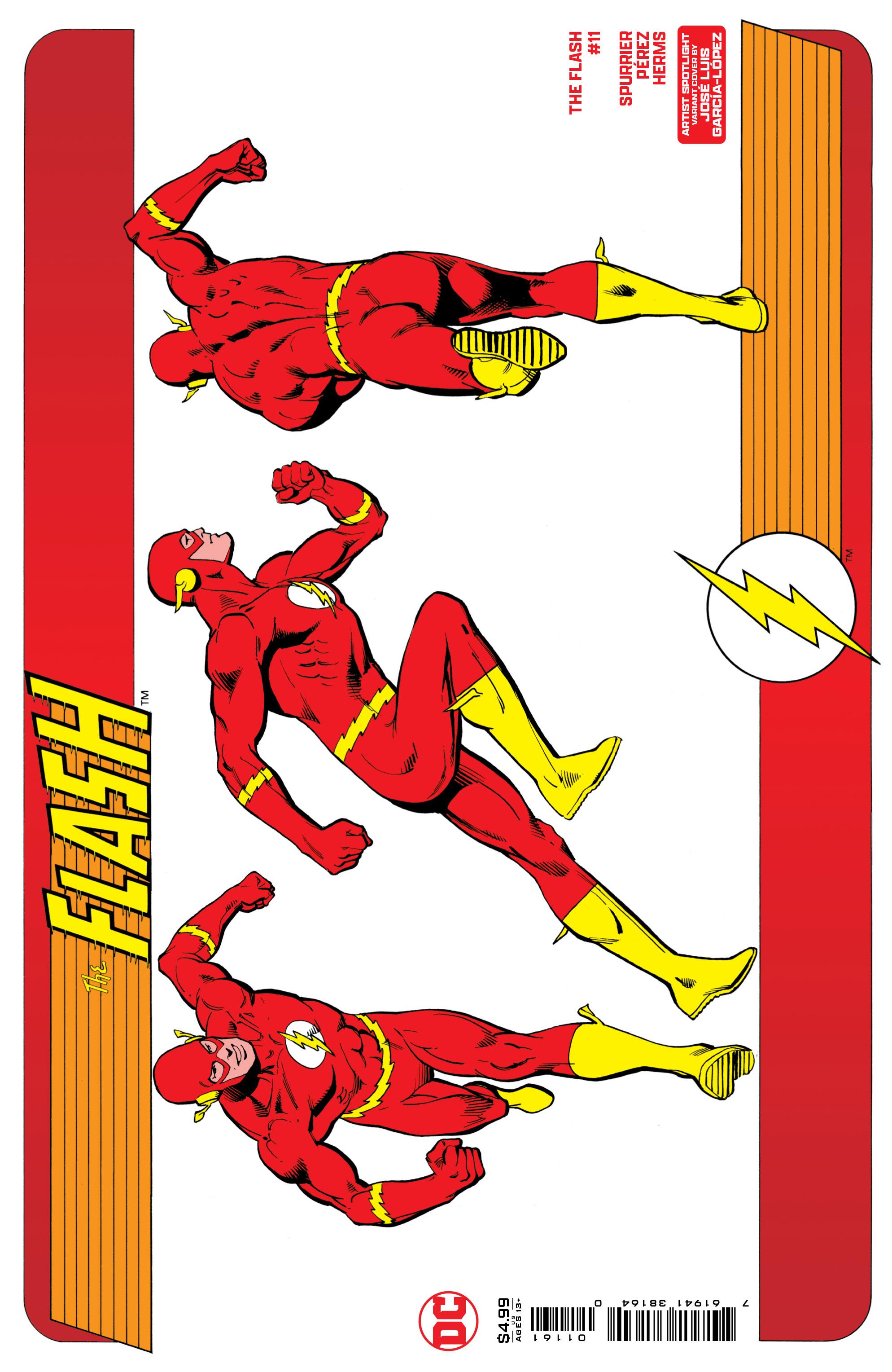 Flash #11 Cover D Jose Luis Garcia-Lopez Artist Spotlight Wraparound Card Stock Variant