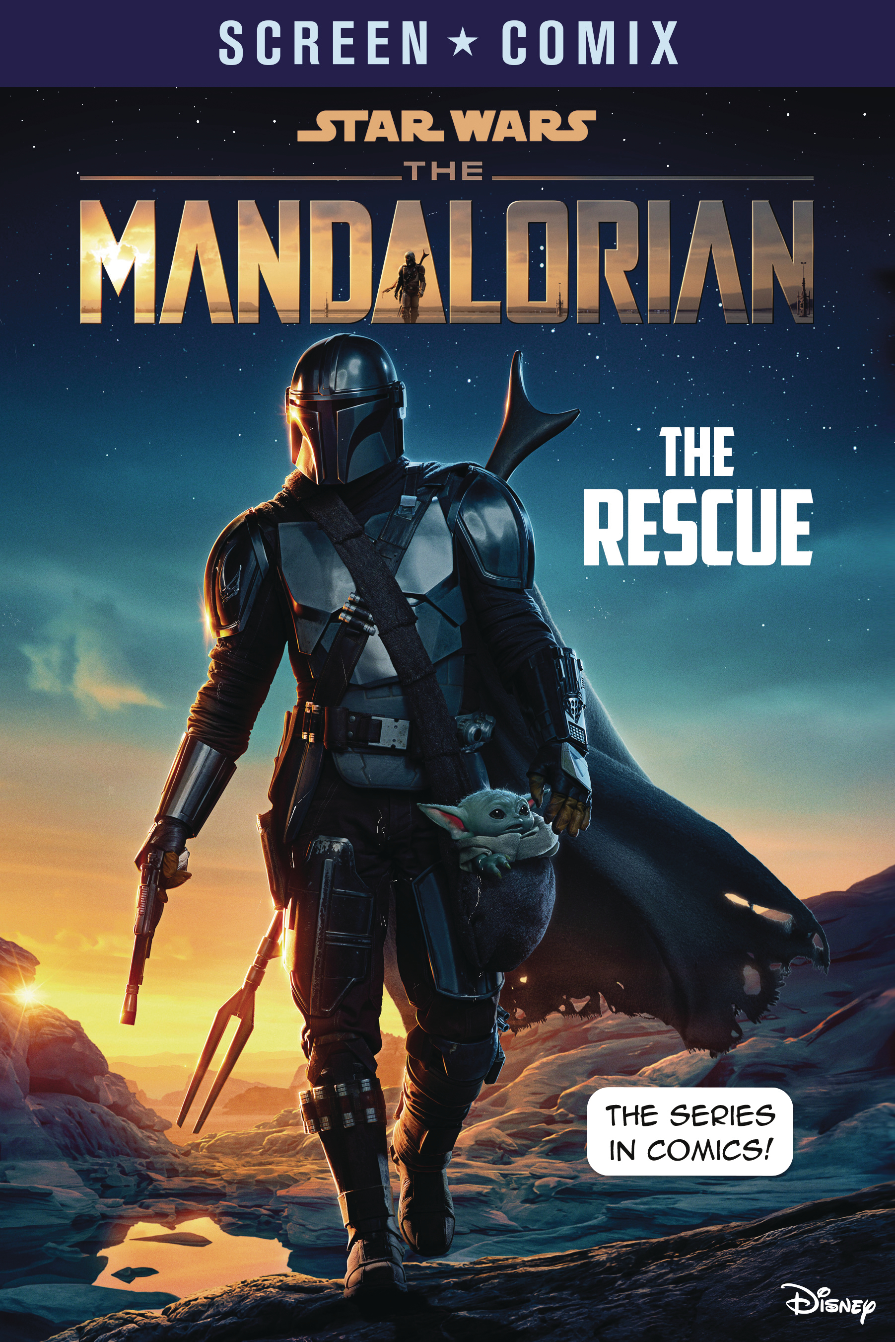 Star Wars The Mandalorian Screen Comix Graphic Novel Volume 2 Rescue