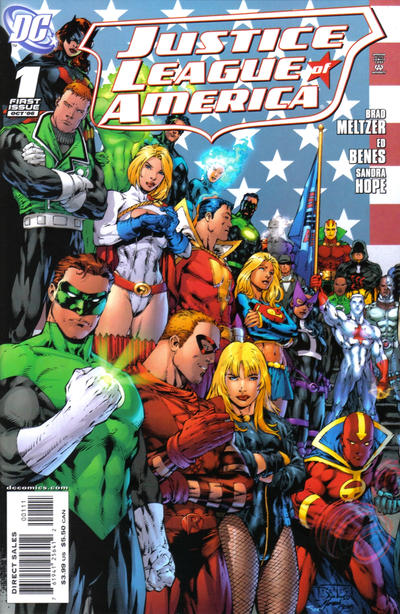 Justice League of America #1 [Ed Benes / Mariah Benes Cover - Left Side]-Near Mint (9.2 - 9.8)