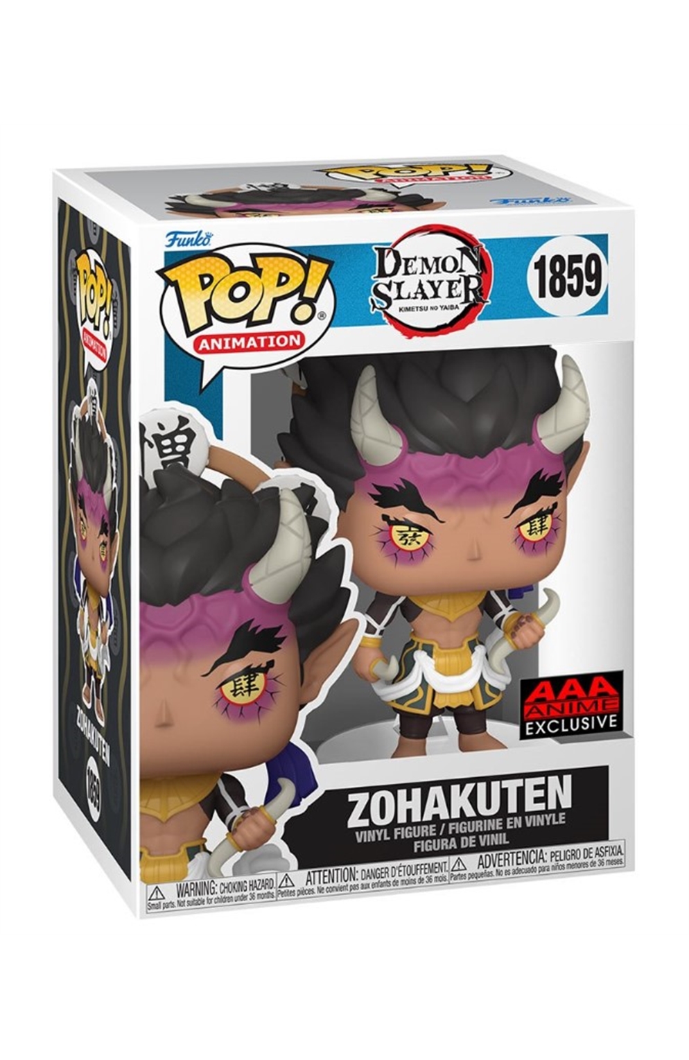 Demon Slayer Hantengu Zohakuten Pop! Vinyl Figure #1859 - Aaa Anime Exclusive