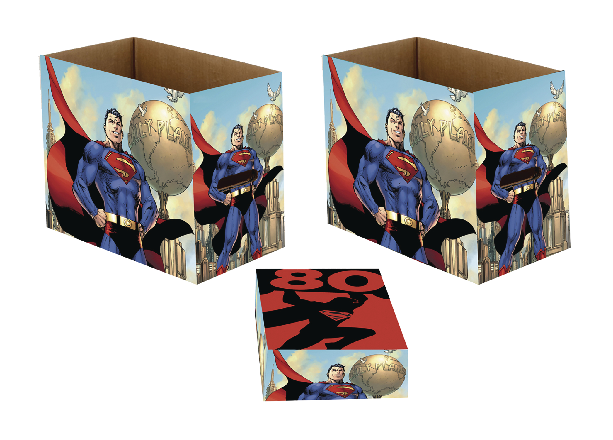 DC Superman 80 5 Pack Short Comic Storage Box