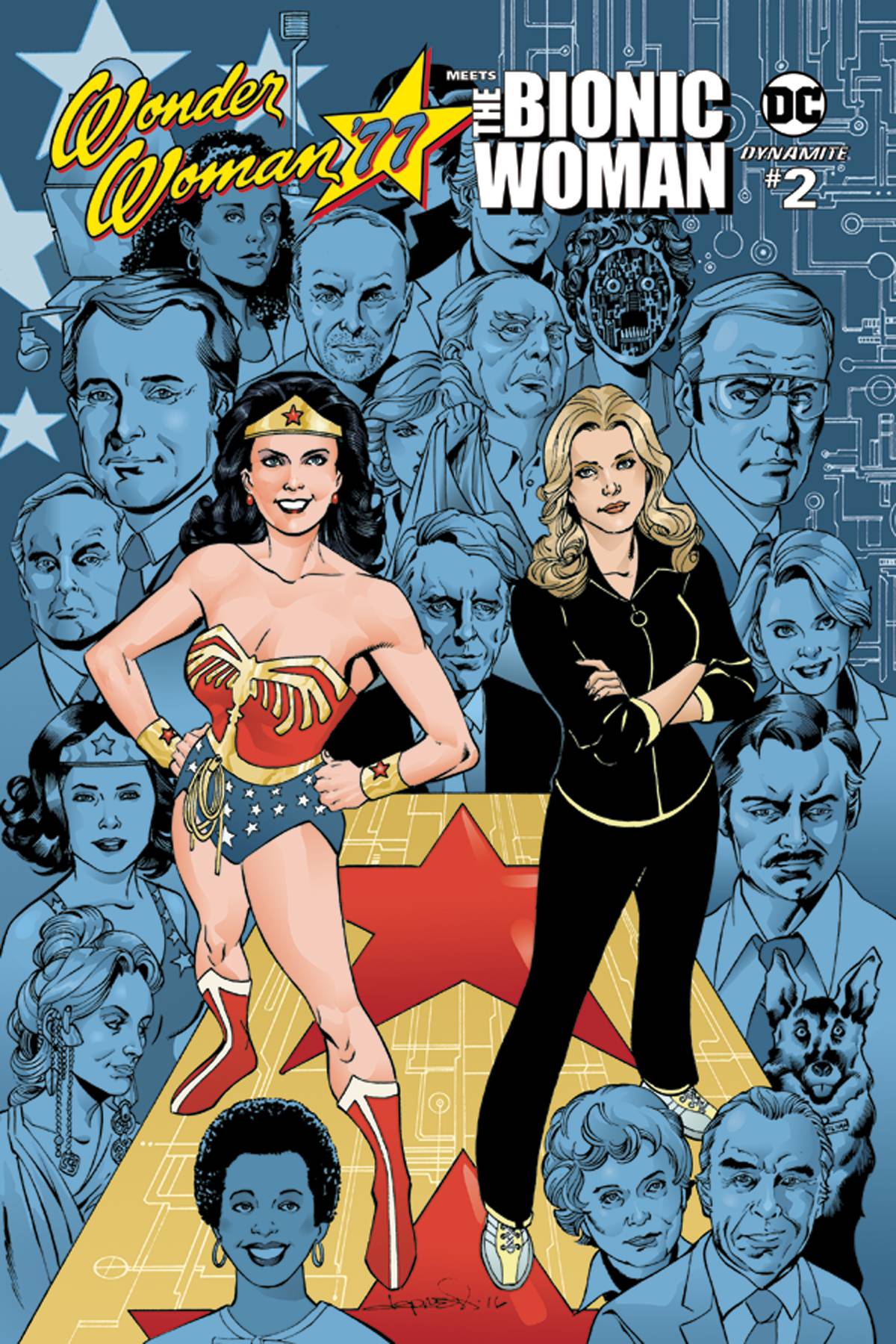 Wonder Woman Bionic Woman 77 #2 Cover B Lopresti