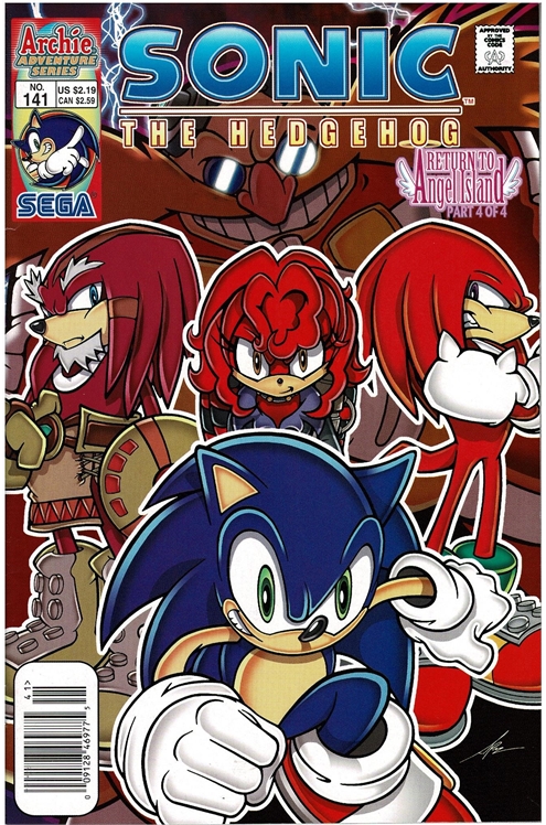 Sonic The Hedgehog #141 [Newsstand]-Fine