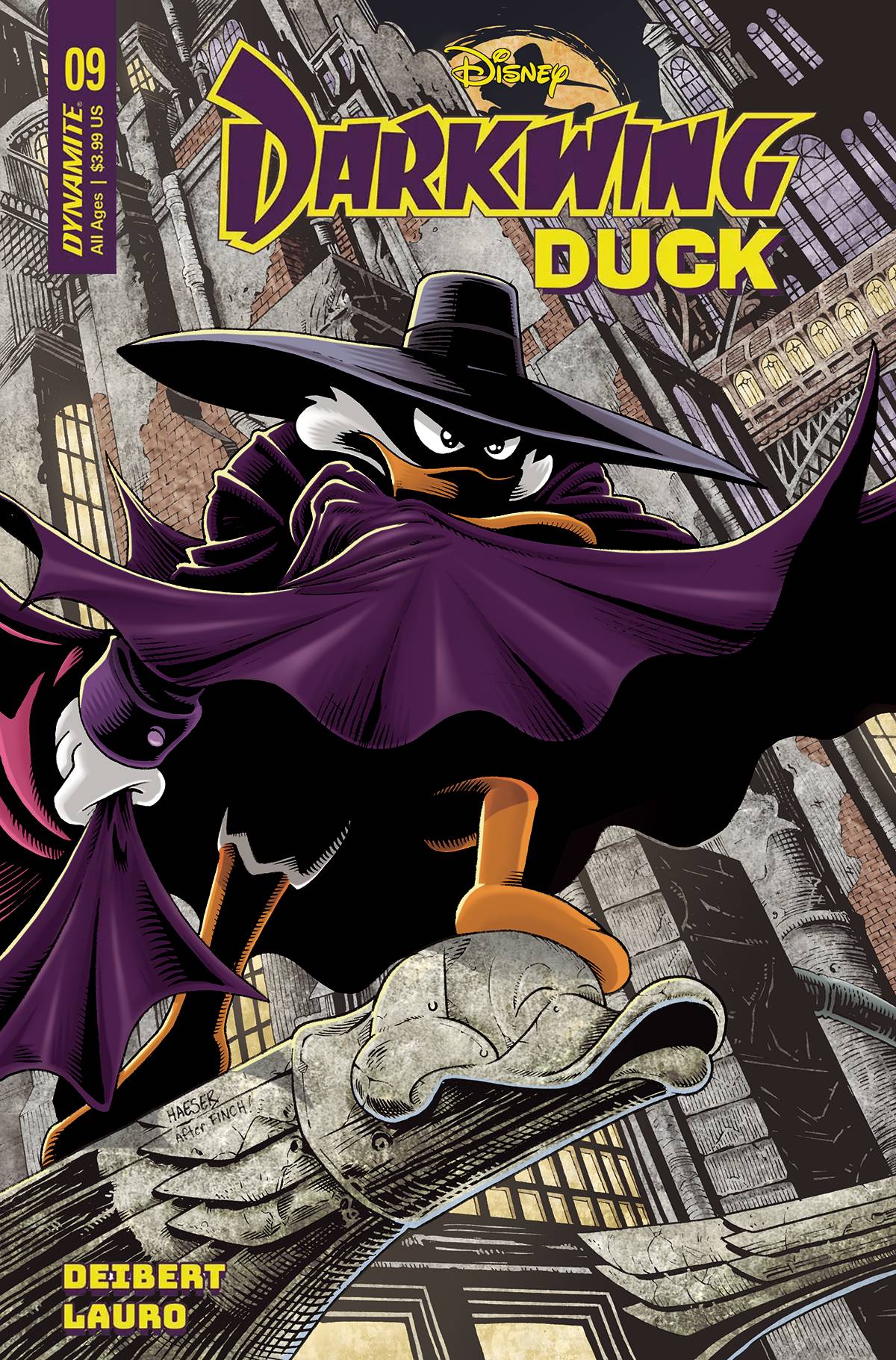 Darkwing Duck #9 Cover R Last Call Haeser Original