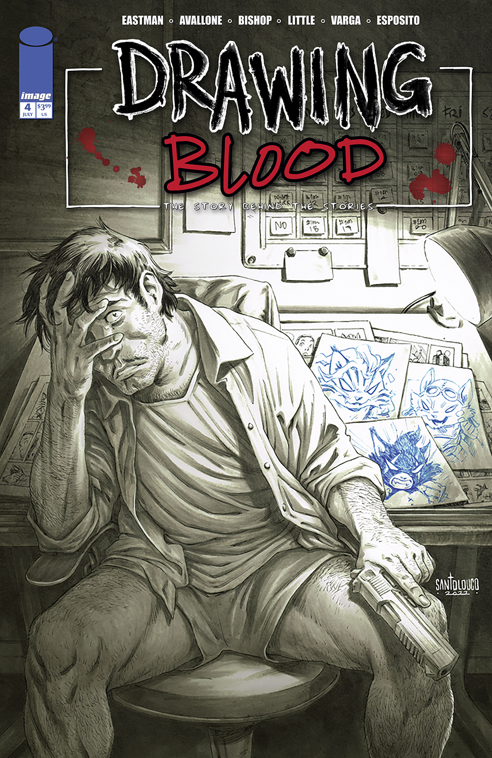 Drawing Blood #4 (Of 12) Cover C Mateus Santolouco Variant