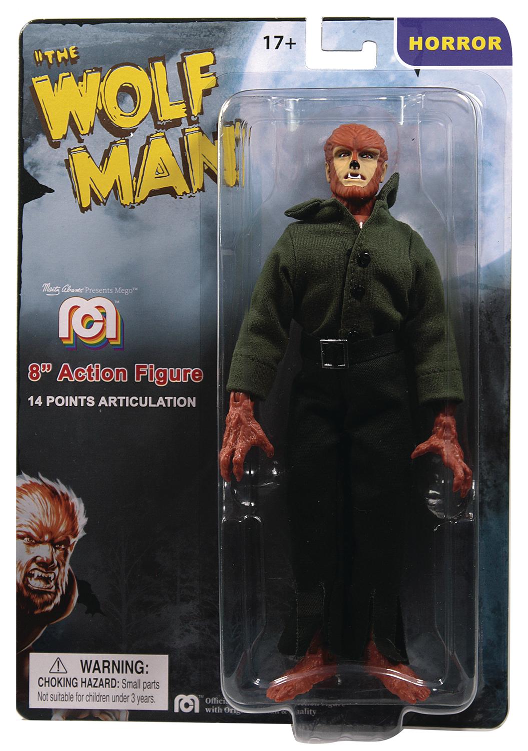 Mego Horror Wolfman 8 Inch Action Figure
