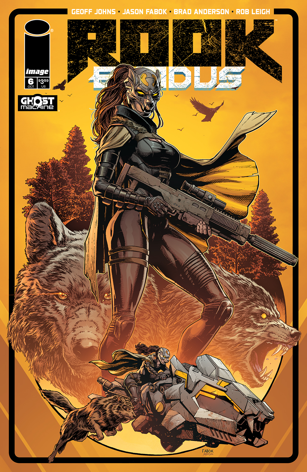 Rook Exodus #6 Cover B Jason Fabok & Brad Anderson Dire Wolf Variant