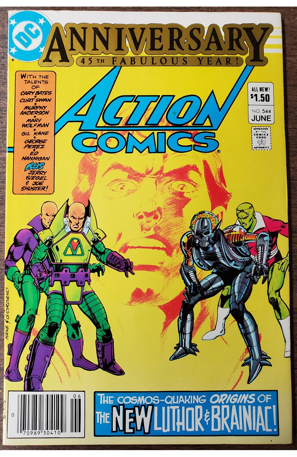 Action Comics #544 (DC 1983) 1st App Lex Luthor Warsuit
