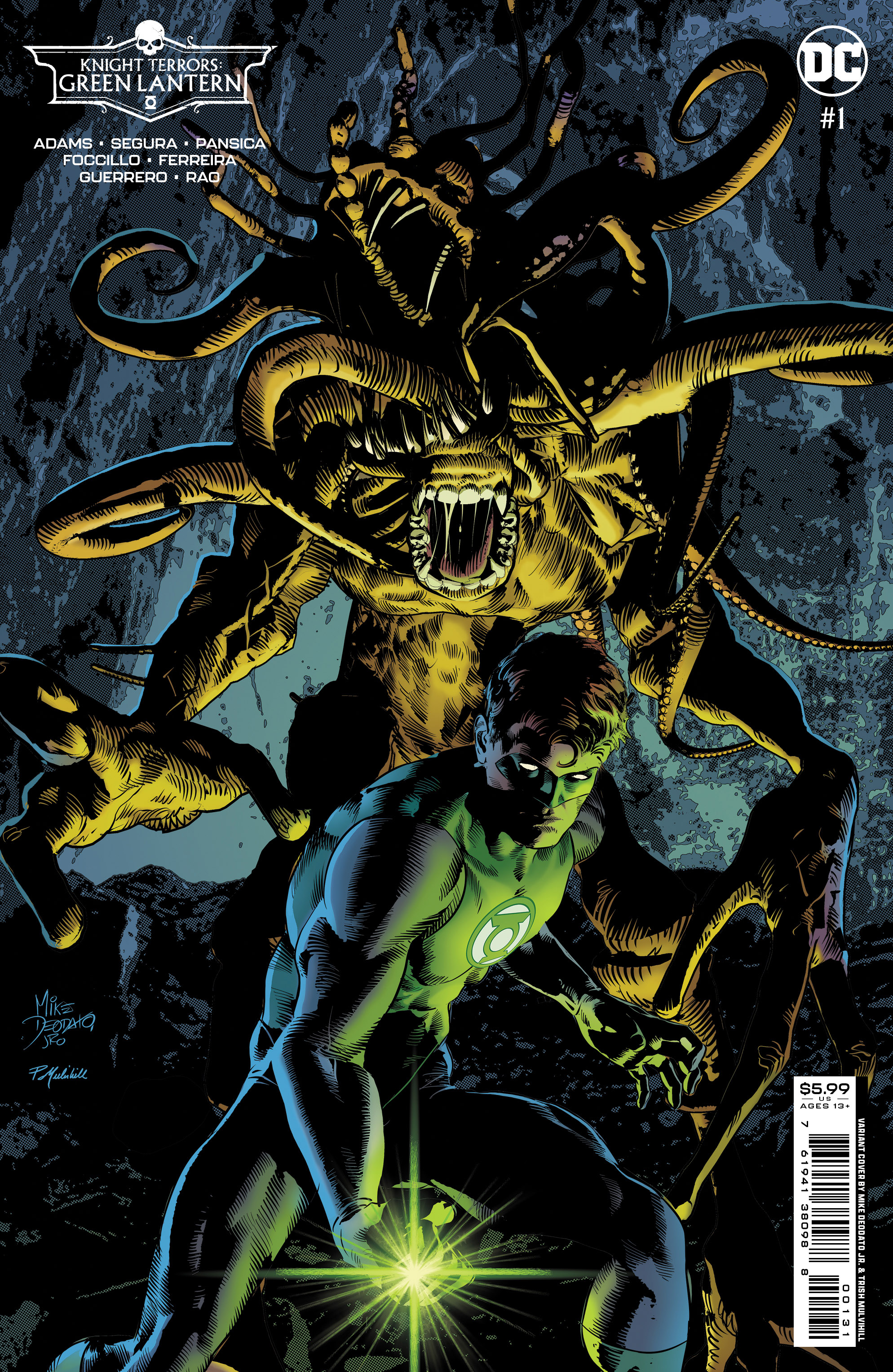 Green Lantern #2.1 Knight Terrors #1 Cover C Mike Deodato Jr Card Stock Variant (Of 2)