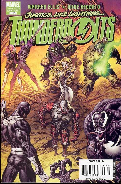 Thunderbolts #110 2nd Printing Deodato Variant